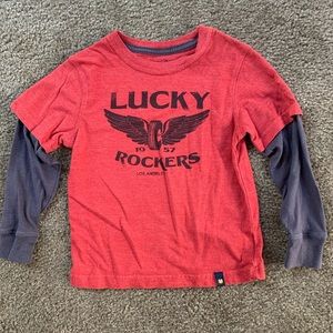 Boys 3T Lucky Brand long sleeve graphic tee